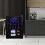 Hamilton Beach, 22 Bottle 2.6 Cu. Ft. Wine/Beverage Center, Glass Door, Black