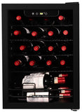 Hamilton Beach, 22 Bottle 2.6 Cu. Ft. Wine/Beverage Center, Glass Door, Black
