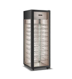 Hamilton Beach, 81 Bottle Freestanding Wine Fridge, 4 Sided All Glass Door, Wire Shelves, Black