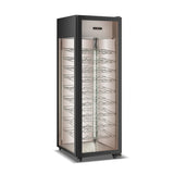 Hamilton Beach, 81 Bottle Freestanding Wine Fridge, 4 Sided All Glass Door, Wire Shelves, Black