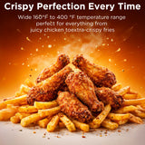 Magnavox Home, 2.64Qt/2.5L Digital Touchscreen Air Fryer, Black