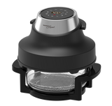 4.5l + 3.3L PORTABLE AIR FRYER DISPLAY TOUCHSCREEN-2 GLASS BOWLS