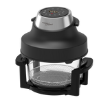 4.5l + 3.3L PORTABLE AIR FRYER DISPLAY TOUCHSCREEN-2 GLASS BOWLS