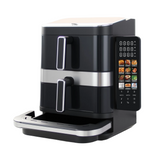 Magnavox Home, 10L Color Display Touchscreen Air Fryer, 3 Level, With Pizza Oven