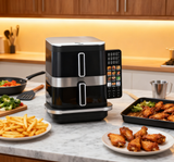 Magnavox Home, 10L Color Display Touchscreen Air Fryer, 3 Level, With Pizza Oven