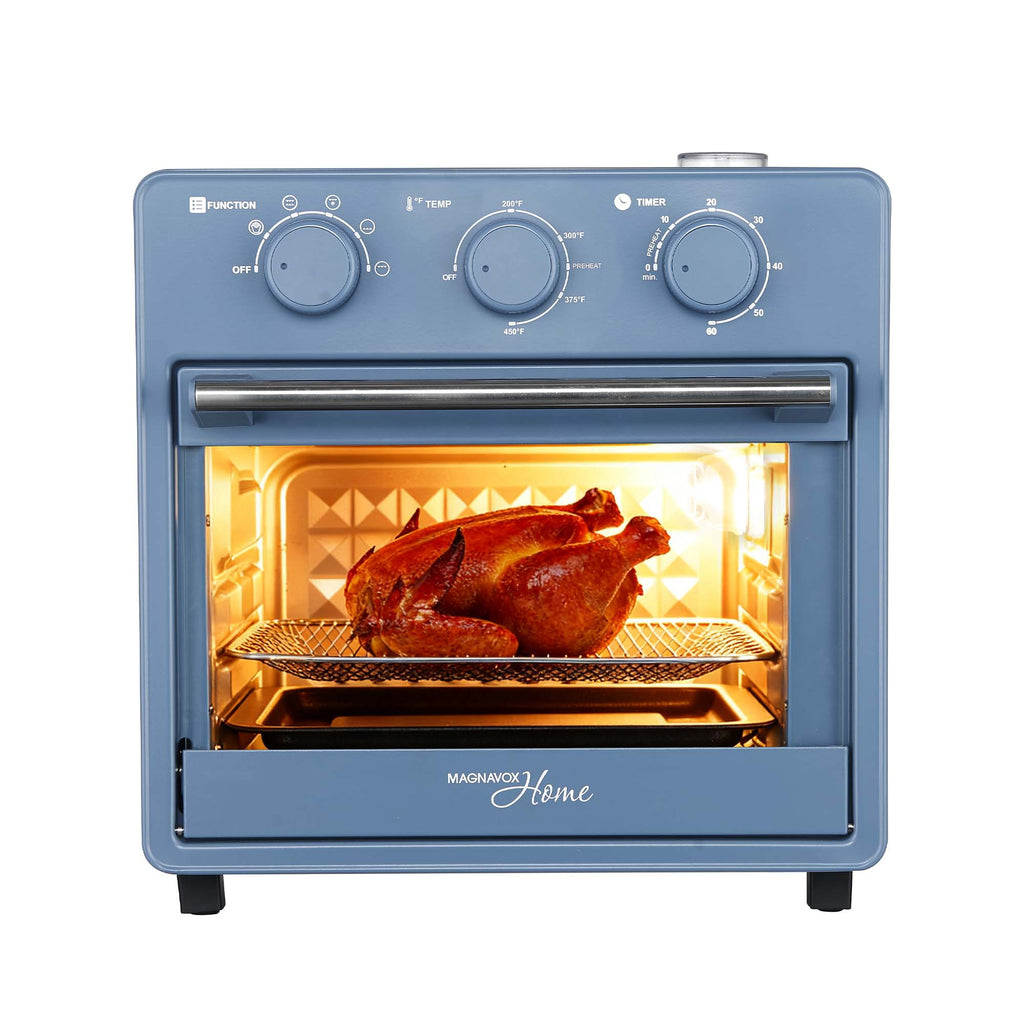 Magnavox Home, 16.9 Qt./16L Air Fryer Oven, With Steam Infusion, Blue