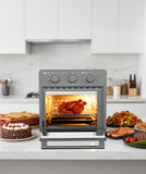 Magnavox Home, 16.9 Qt./16L Air Fryer Oven, With Steam Infusion, Char