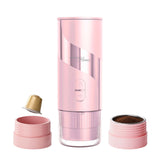 Magnavox Home, 2 in 1 Coffee Maker Combo, USB Rechargeable, PINK