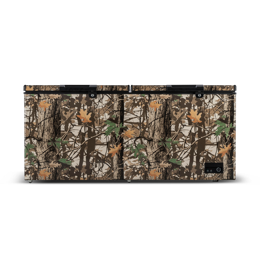 Magnavox Home, 21 Cu. Ft. Chest Freezer, Two Door, Camouflage print