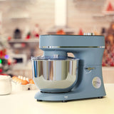 Magnavox Home, 6L Digital Touchscreen Stand Mixer, 11 Speeds, Hazeblue