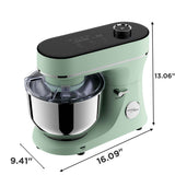 Magnavox Home, 6L Digital Touchscreen Stand Mixer, 11 Speeds, Pistachio