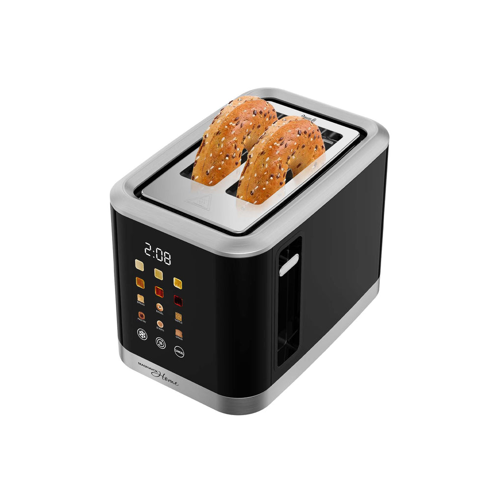 Magnavox Home, Touchscreen 2 Slice Toaster, Stainless steel