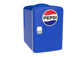 Pepsi, 6 Can/4 Liter Mini Personal Fridge Cooler, Blue
