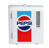 Pepsi, 6 Can/4 Liter Mini Personal Fridge Cooler, Blue