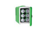 Mountain Dew, 6 Can/4 Liter Mini Personal Fridge Cooler, Green
