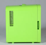 Mountain Dew, 6 Can/4 Liter Mini Personal Fridge Cooler, With Light Up Door, Green