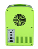 Mountain Dew, 6 Can/4 Liter Mini Personal Fridge Cooler, With Light Up Door, Green