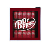 Dr. Pepper, 1.8 Cu. Ft. Glass Door Compact Refrigerator, Maroon