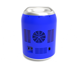 Pepsi, 6 Can/4 Liter Mini Personal Can Shaped Fridge Cooler, Blue