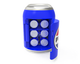 Pepsi, 6 Can/4 Liter Mini Personal Can Shaped Fridge Cooler, Blue