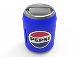 Pepsi, 6 Can/4 Liter Mini Personal Can Shaped Fridge Cooler, Blue
