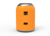 Orange Crush, 6 Can/4 Liter Mini Personal Can Shaped Fridge Cooler, Orange