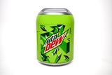 Mountain Dew, 6 Can/4 Liter Mini Personal Can Shaped Fridge Cooler, Green