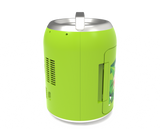 Mountain Dew, 6 Can/4 Liter Mini Personal Can Shaped Fridge Cooler, Green