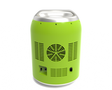 Mountain Dew, 6 Can/4 Liter Mini Personal Can Shaped Fridge Cooler, Green