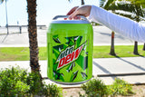 Mountain Dew, 6 Can/4 Liter Mini Personal Can Shaped Fridge Cooler, Green
