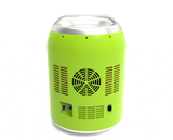 Mountain Dew, 6 Can/4 Liter Mini Personal Can Shaped Fridge Cooler, Green