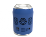 Bud Light, 6 Can/4 Liter Mini Personal Fridge Can Shaped Cooler, Blue