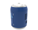 Bud Light, 6 Can/4 Liter Mini Personal Can Shaped Fridge Cooler, Blue
