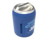 Bud Light, 6 Can/4 Liter Mini Personal Can Shaped Fridge Cooler, Blue