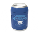 Bud Light, 6 Can/4 Liter Mini Personal Can Shaped Fridge Cooler, Blue