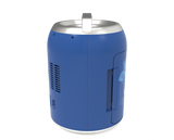 Bud Light, 6 Can/4 Liter Mini Personal Can Shaped Fridge Cooler, Blue