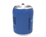 Bud Light, 6 Can/4 Liter Mini Personal Fridge Can Shaped Cooler, Blue