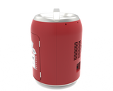 Budweiser, 6 Can/4 Liter Mini Personal Fridge Can Shaped Cooler, Red