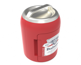 Budweiser, 6 Can/4 Liter Mini Personal Fridge Can Shaped Cooler, Red