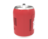 Budweiser, 6 Can/4 Liter Mini Personal Can Shaped Fridge Cooler, Red