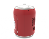 Budweiser, 6 Can/4 Liter Mini Personal Fridge Can Shaped Cooler, Red