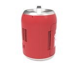 Budweiser, 6 Can/4 Liter Mini Personal Fridge Can Shaped Cooler, Red