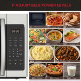 Magnavox, 1.7 Cu. Ft. Over the Range Microwave Oven, Stainless Steel
