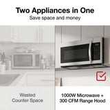 Magnavox, 1.7 Cu. Ft. Over the Range Microwave Oven, Stainless Steel