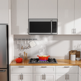 Magnavox, 1.7 Cu. Ft. Over the Range Microwave Oven, Stainless Steel
