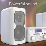 Magnavox, 3 In 1, Bluetooth Compact CD Radio Boombox, White