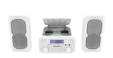 Magnavox, 3 In 1, Bluetooth Compact CD Radio Boombox, White