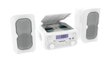 Magnavox, 3 In 1, Bluetooth Compact CD Radio Boombox, White