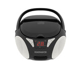 Magnavox, Portable CD Radio Boombox, Black