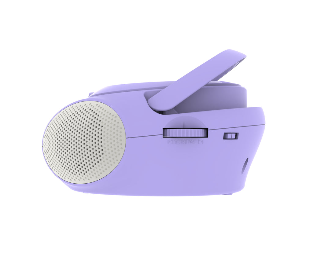 Magnavox, Portable CD Radio Boombox, Purple
